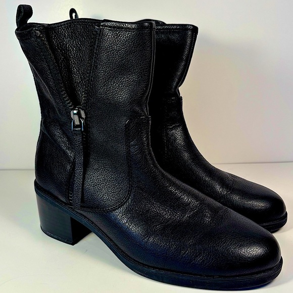 Clark’s Classic Y2K Steampunk Festival Grunge Moto Boot w/Side Zip Sz8 - Picture 1 of 9